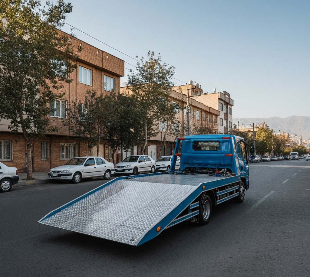 کفی‌بر هیدرولیک استاندارد آماده‌ی بارگیری در تهران