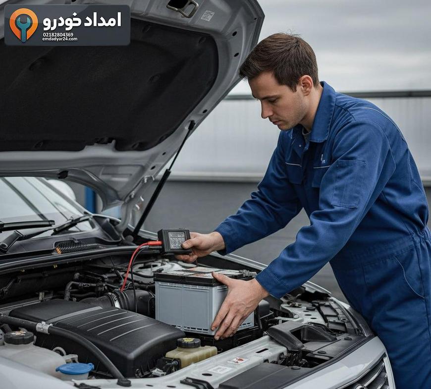 نصب باتری و حفظ حافظه الکترونیکی خودرو