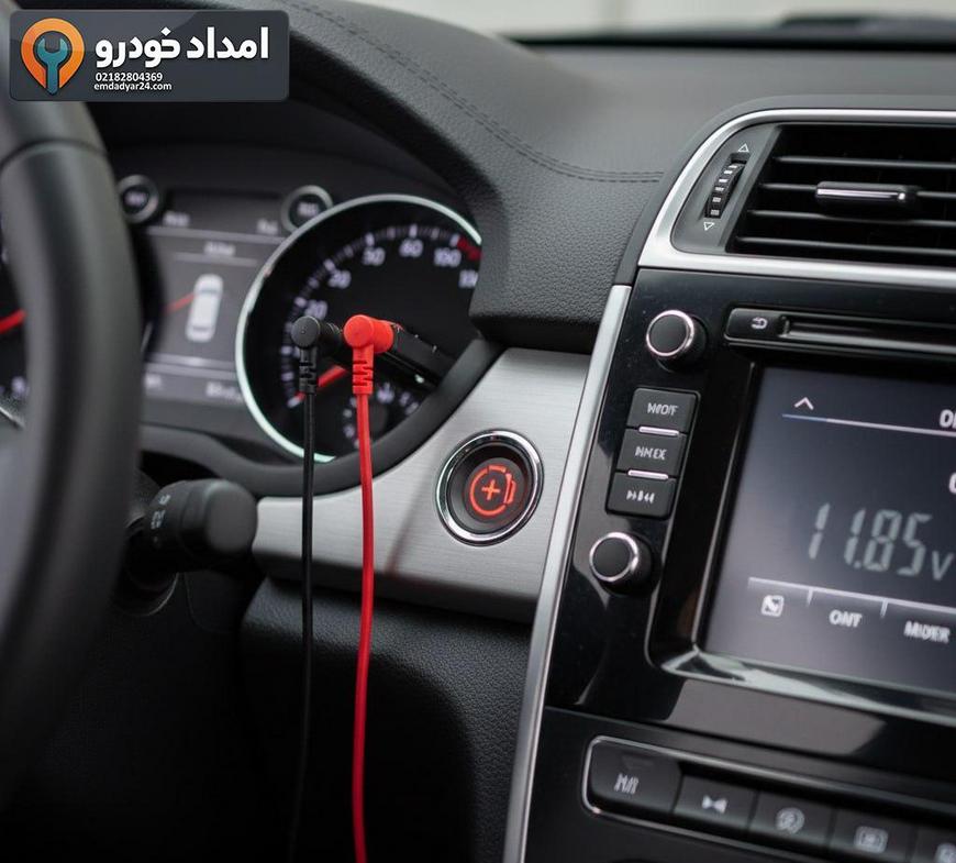 نشانه‌های خرابی باتری روی آمپرمتر و چراغ هشدار