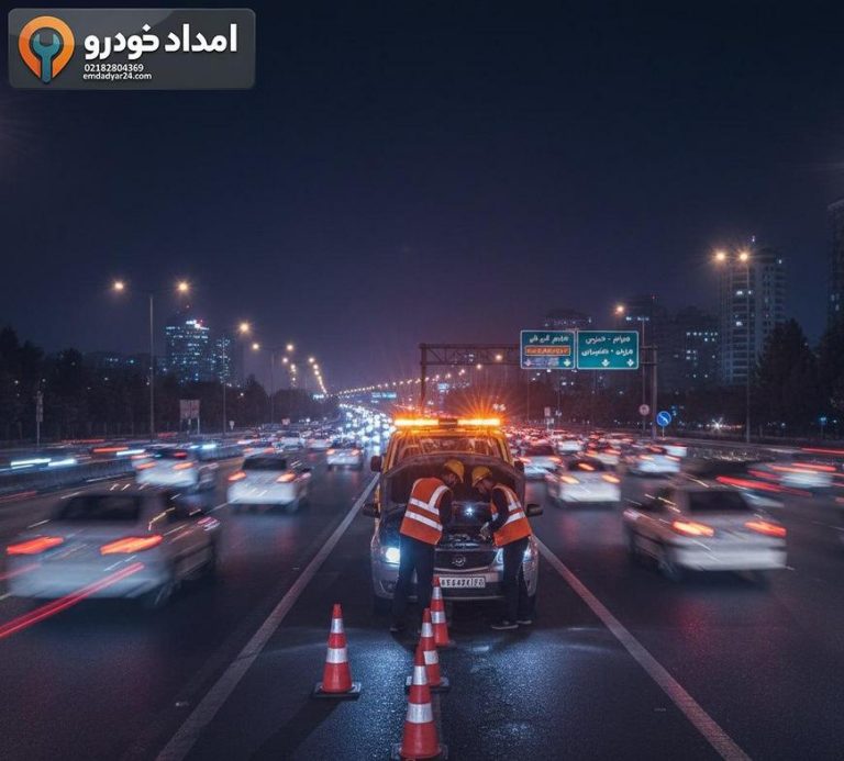 امداد خودرو شبانه‌روزی تهران؛ اعزام 24 ساعته