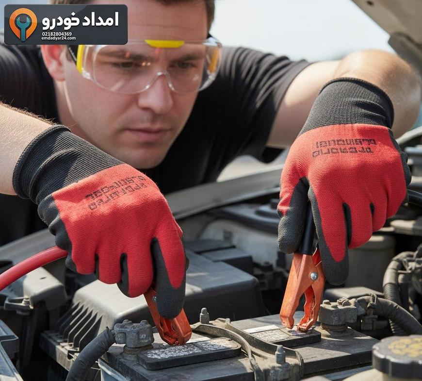 اتصال صحیح کابلها با دستکش ایمنی