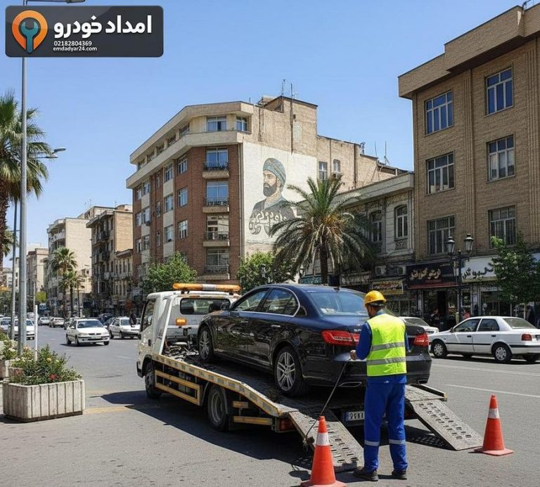 کفی بر تهران؛ راهنمای ایمن حمل خودرو با کفی‌بر