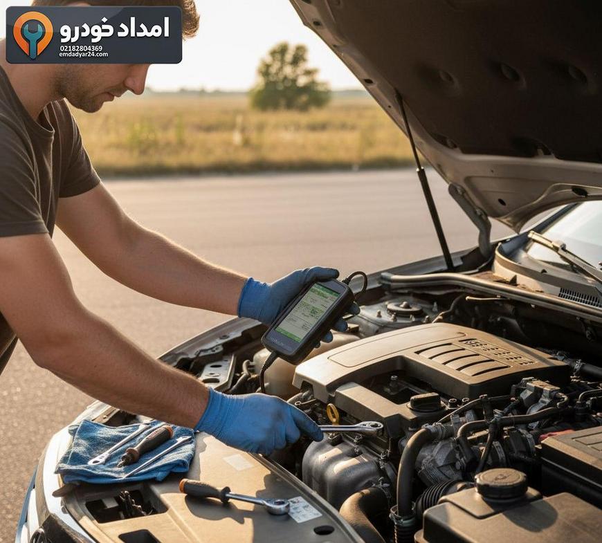 عیبیابی ترکیبی OBD و بررسی مکانیکی در محل