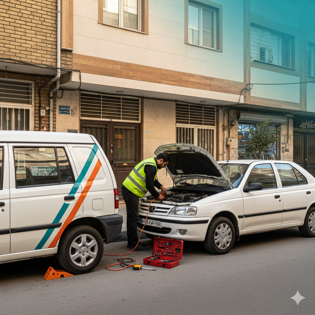 سرویس و تعمیر خودرو در محل در تهران