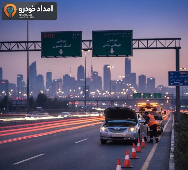 امداد خودرو کمری 2007 در تهران