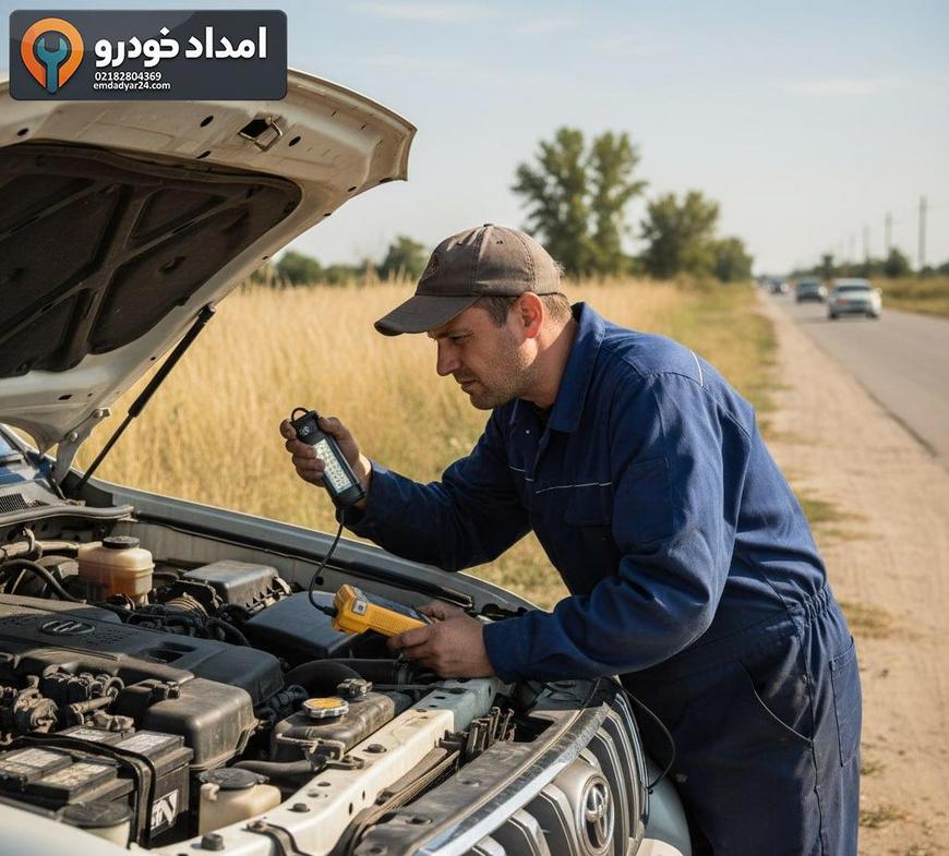 عیب‌یابی موتور و سیستم خنک‌کننده پرادو 2009 در محل