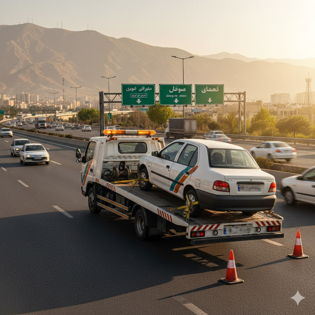 اعزام یدک‌کش و خودروبر به‌صورت شبانه‌روزی
