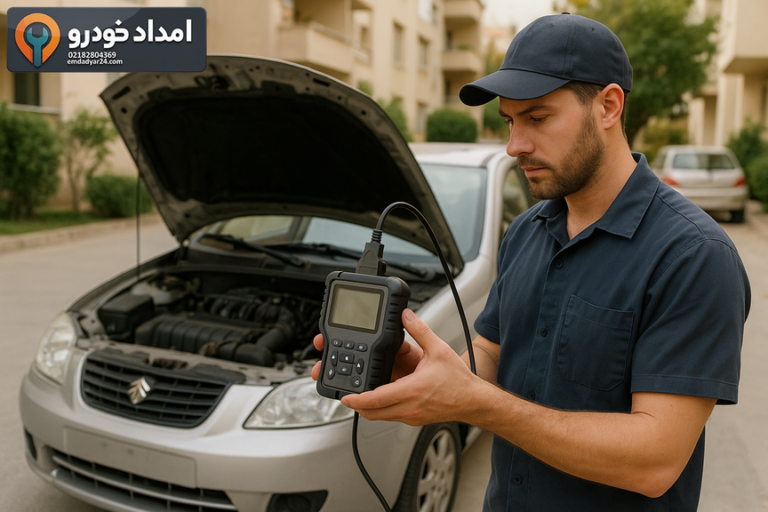 دیاگ سیار تیبا؛ پیش از تعویض قطعه