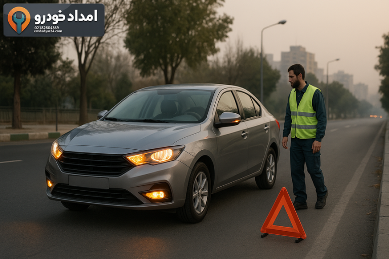 امداد خودرو شاهین در خاموشی ناگهانی