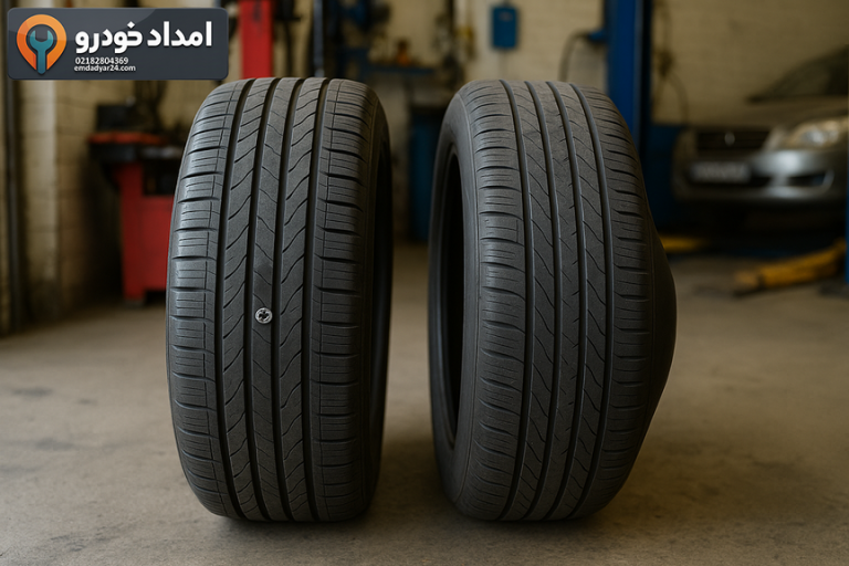 پنچرگیری یا تعویض لاستیک؛ معیار محل و عمق آسیب